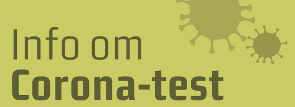 Find information om test for Coronavirus her